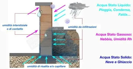 L'Umidità negli Edifici: Deumidificazione Tecnica e modalità di Risanamento 